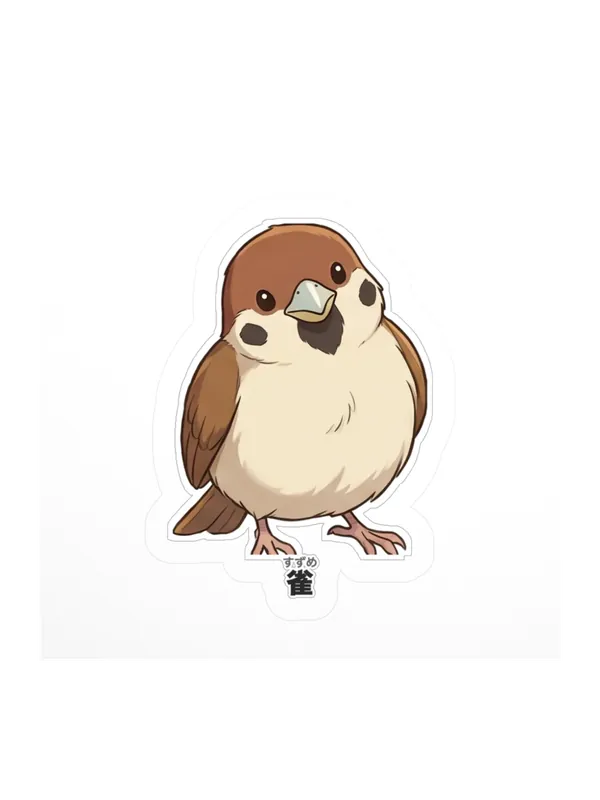 Sticker — The Tongue-Cut Sparrow